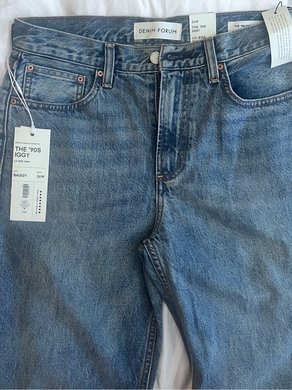 Denim Forum Women's '90s Iggy Relaxed Jeans - 7 Yrs Bleu Taboo